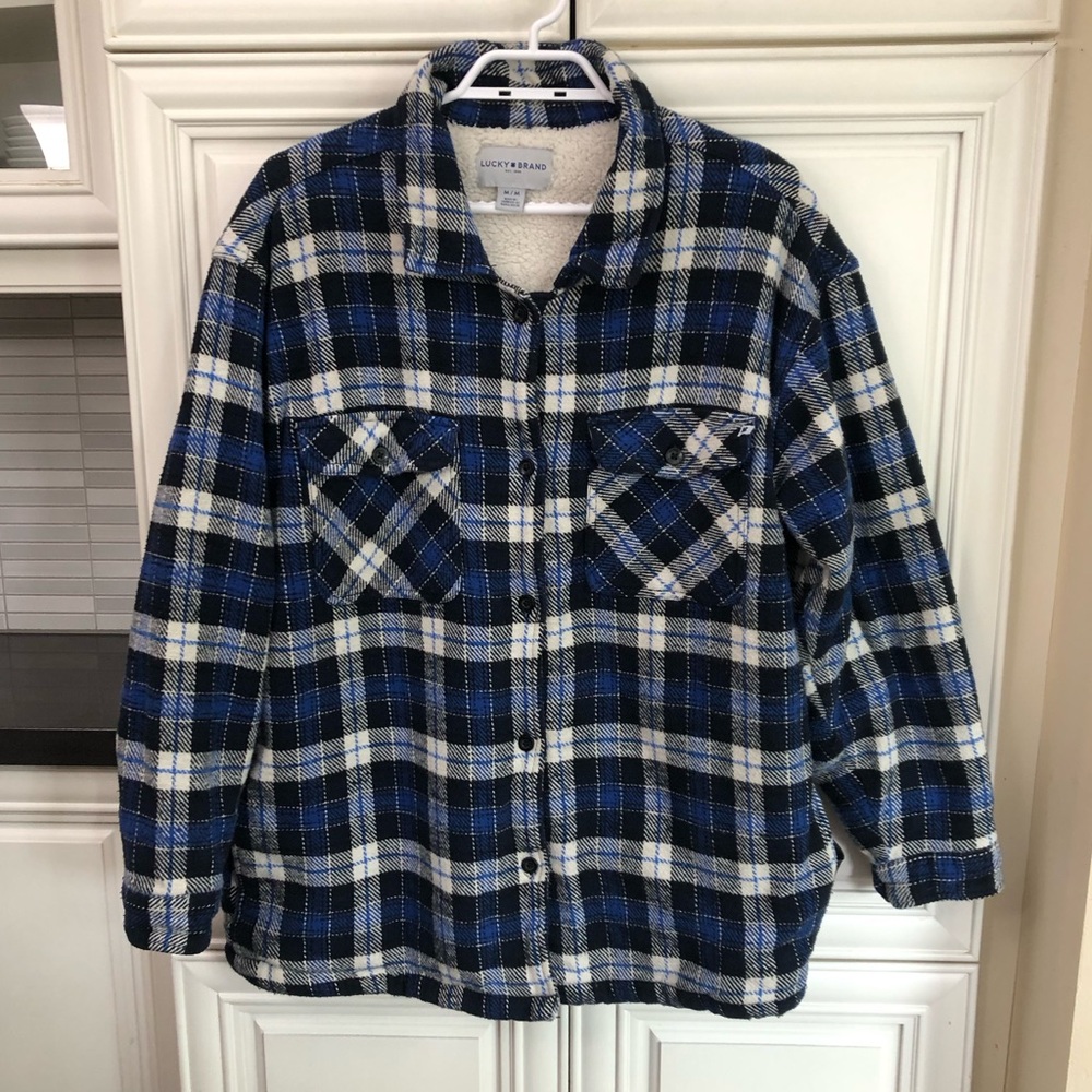 Lucky Brand men’s Sherpa lined utility jacket